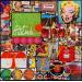 Painting Pop Attitude by Costa Sophie | Painting Pop-art Pop icons Acrylic Gluing Posca Upcycling
