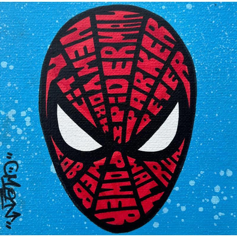 Gemälde Spiderman von Cmon | Gemälde Street art Pop-Ikonen