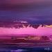 Painting Think Pink ii by Talts Jaanika | Painting Abstract Acrylic Landscapes Marine