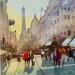 Painting Oct 22 - 17 by Khodakivskyi Vasily | Painting Figurative Urban Watercolor