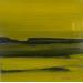 Gemälde emotion jaune et noire von Zielinski Karin  | Gemälde Figurativ Metall
