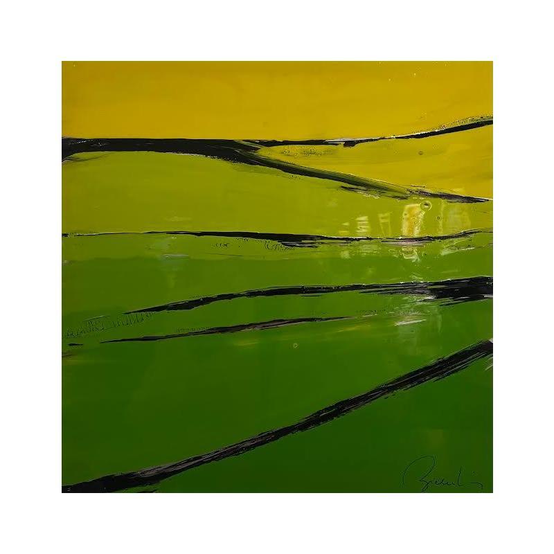 Gemälde Horizon degrade von Zielinski Karin  | Gemälde Abstrakt Minimalistisch Metall