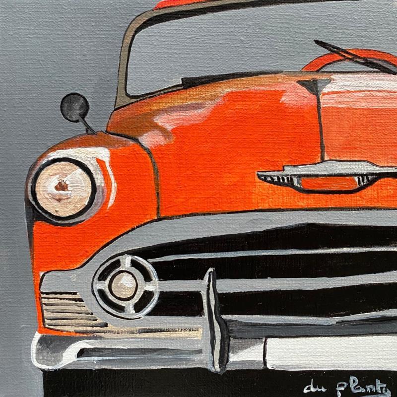 Painting Cuba Orange by Du Planty Anne | Painting Figurative Acrylic Pop icons, Urban