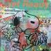 Painting Snoopy Pom pom by Kikayou | Painting Pop-art Pop icons Graffiti