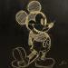 Peinture happy mickey par Mestres Sergi | Tableau Pop-art Icones Pop Graffiti