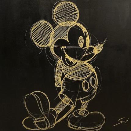 Painting happy mickey by Mestres Sergi | Painting Pop-art Graffiti Pop icons