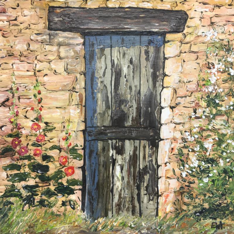Painting Porte provençale by Rey Ewa | Painting Acrylic