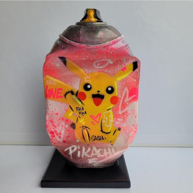 Sculpture pikachu  by Kedarone | Sculpture Recycling Recycled objects