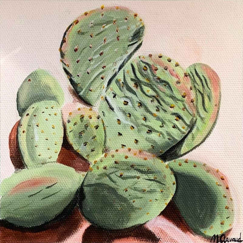 Painting CACTUS by Clavaud Morgane | Painting Figurative Acrylic Landscapes, Pop icons, still-life