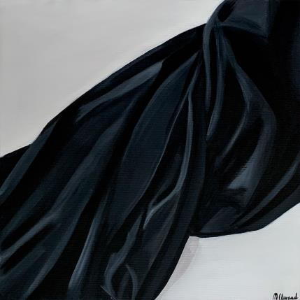 Painting DRAPED 2 by Clavaud Morgane | Painting Figurative Acrylic Black & White, Minimalist, Still-life