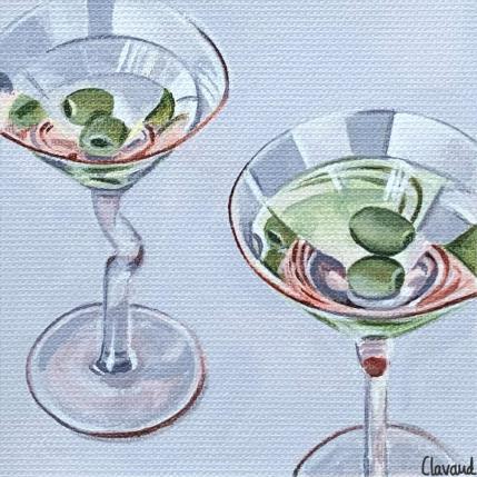 Painting Martini by Clavaud Morgane | Painting Figurative Acrylic still-life