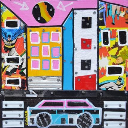 Painting Bruce W by Lovisa | Painting Pop art Mixed Urban