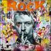 Painting POP DAVID by Novarino Fabien | Painting Pop art Mixed Pop icons