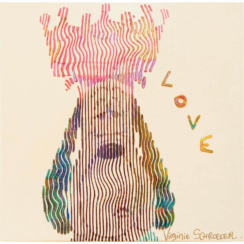 Painting Le king de mon royaume droopy le plus heureux des chiens by Schroeder Virginie | Painting Pop art Pop icons Oil Acrylic