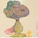 Painting Découvrons la vie et prenons les airs pour voler comme des oiseaux snoopy peanut by Schroeder Virginie | Painting Pop-art Pop icons Oil Acrylic