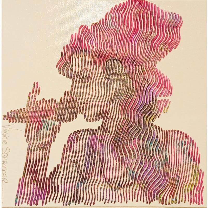 Peinture La voix puissante et intriguante de amy winehouse par Schroeder Virginie | Tableau Pop-art Icones Pop Huile Acrylique