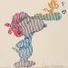 Painting As-tu trouvé le bonheur ? Dis moi où il est ? by Schroeder Virginie | Painting Pop-art Pop icons Oil Acrylic