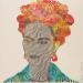 Painting Frida kahlo une artiste au talent infini by Schroeder Virginie | Painting Pop-art Pop icons Oil Acrylic