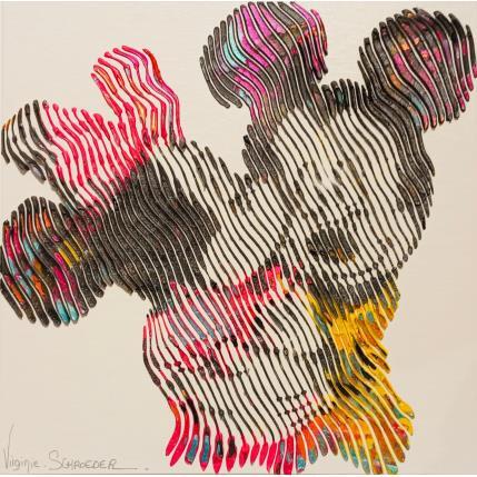 Painting Mickey et Minnie l'amour pour la vie by Schroeder Virginie | Painting Pop art Acrylic, Oil Pop icons