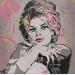Peinture Brigitte Bardot par Lenud Valérian  | Tableau Street Art Icones Pop