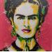 Painting Frida 1 by Lenud Valérian  | Painting Street art Portrait Mixed