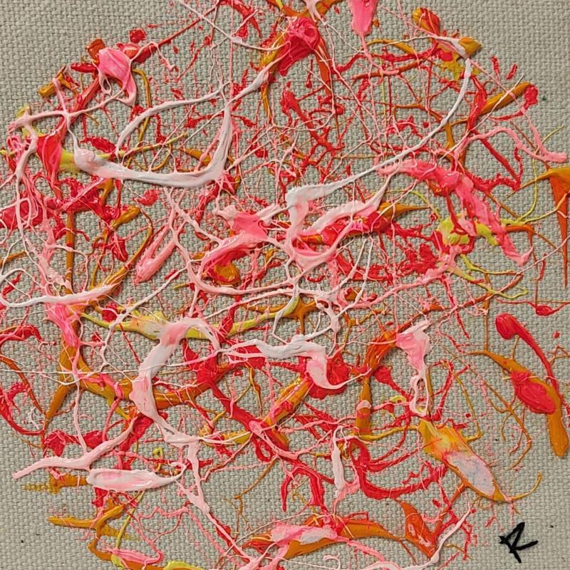 Gemälde Premiers pas von Cantin Rose | Gemälde Abstrakt Materialismus Minimalistisch Acryl