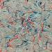 Peinture La tempête par Cantin Rose | Tableau Abstrait Matiérisme Minimaliste Acrylique