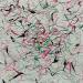 Peinture Romance sur Bordeaux par Cantin Rose | Tableau Abstrait Matiérisme Minimaliste Acrylique