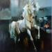 Painting Playful Mood by Bond Tetiana | Painting Figurative Animals Oil