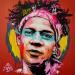 Painting Basquiat by Sufyr | Painting Street art Pop icons Graffiti Acrylic