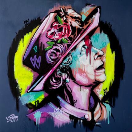 Painting Look of The Queen Bowie by Sufyr | Painting Street art Acrylic, Graffiti Pop icons