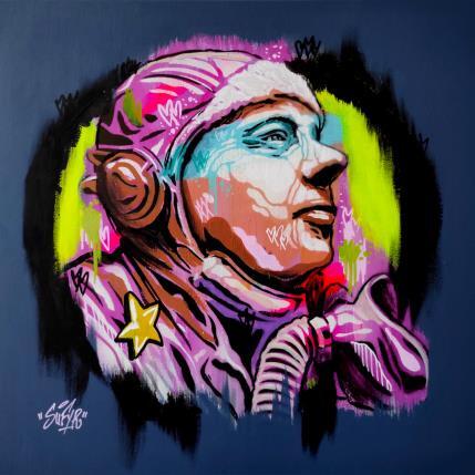 Painting Saint-Exupéry by Sufyr | Painting Street art Acrylic, Graffiti Pop icons