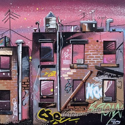 Painting Bronx by Pappay | Painting Street art Mixed Urban