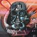 Peinture Dark Anakin par Pappay | Tableau Street Art Mixte icones Pop