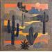 Peinture Désert d'Arizona  par Devie Bernard  | Tableau Figuratif Matiérisme