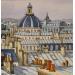Painting Paris horizon by Decoudun Jean charles | Painting Figurative Watercolor Landscapes Urban Life style