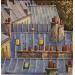 Painting Toits à Paris by Decoudun Jean charles | Painting Figurative Watercolor Landscapes Urban Life style
