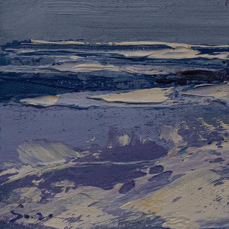 Gemälde Wave movement von Fran Sosa | Gemälde Abstrakt Öl Landschaften, Marine