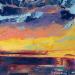 Gemälde Marine reflection von Fran Sosa | Gemälde Abstrakt Landschaften Öl