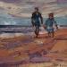 Gemälde Memory of summer von Fran Sosa | Gemälde Figurativ Landschaften Marine Alltagsszenen Öl