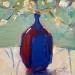 Painting Vase by Korneeva Olga | Painting Impressionism Still-life Oil