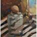 Painting Glass by Korneeva Olga | Painting Impressionism Still-life Oil