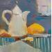 Painting Coffe pot by Korneeva Olga | Painting Impressionism Still-life Oil