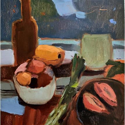 Painting Vegetables by Korneeva Olga | Painting Impressionism Oil Still-life