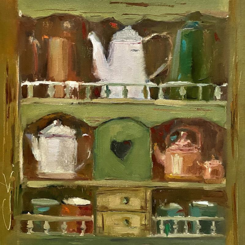 Painting Buffet by Korneeva Olga | Painting Impressionism Still-life Oil