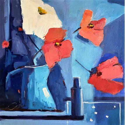 Painting Poppies by Korneeva Olga | Painting Impressionism Oil Still-life