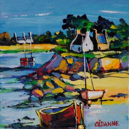 Painting Paysage de Bretagne by Cédanne | Painting Figurative Oil Marine