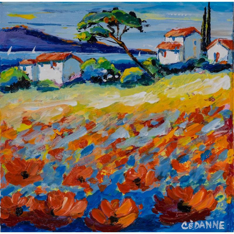 Painting Couleurs du Sud by Cédanne | Painting Figurative Oil Landscapes