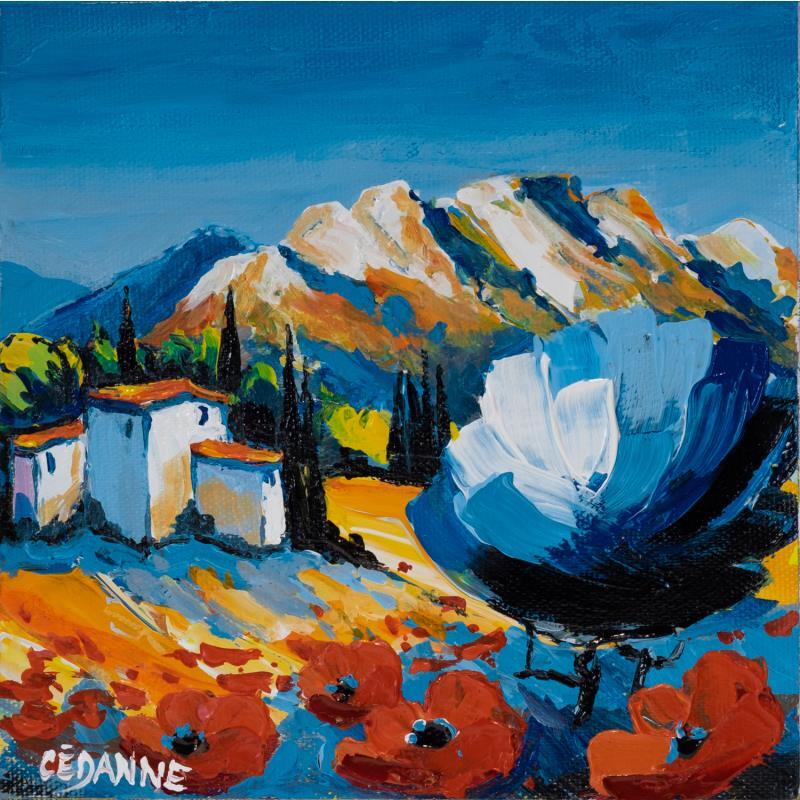 Gemälde Montagne Sainte-Victoire von Cédanne | Gemälde  Öl Landschaften, Pop-Ikonen