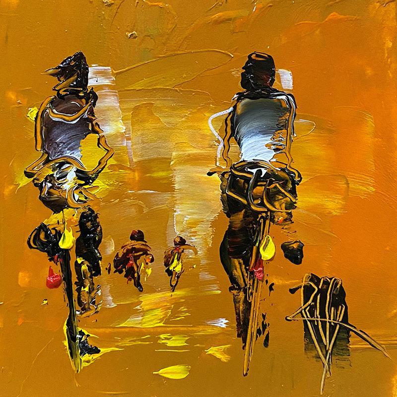 Painting En famille by Raffin Christian | Painting Figurative Acrylic, Oil Life style